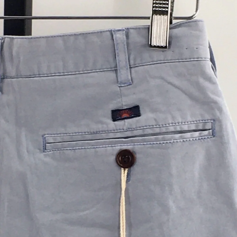 Faherty Mens Shorts Chino Stretch Blue 9.5